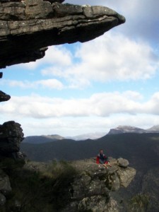 Jon at the lookout point in the Grampians