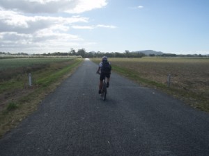 riding into the sugar cane fields
