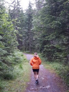 a quick run in the forest of Domarudden before the wedding