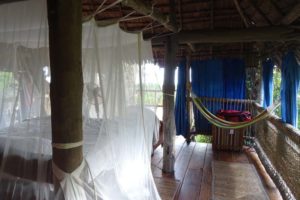 the inside of our tree house
