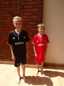 Niels & Jens in their new outfits