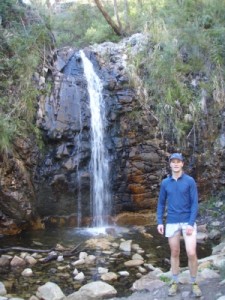 waterfall on the Mt Lofty trails