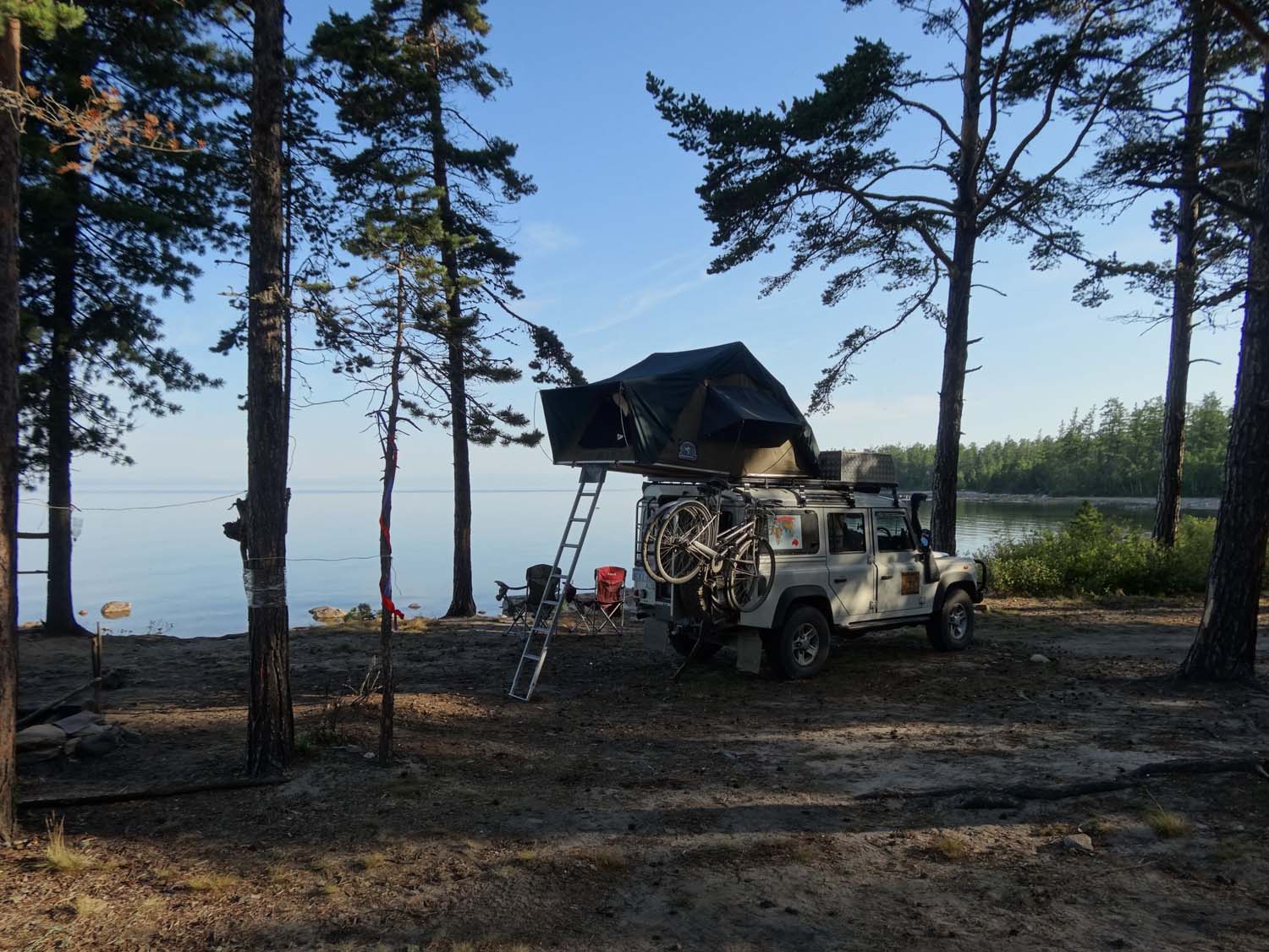 another campsite at Lake Baikal