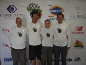 official team photo - Ian, Dave, Jude and Rob