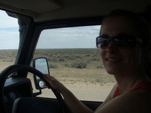 driving up to Chowilla NP