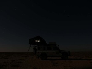 The stars above Lara in Kazakhstan.