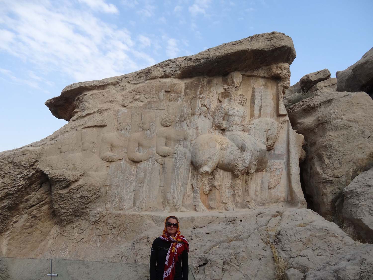 Sassannian bas reliefs at Naqsh-e Rajab - near Persepolis