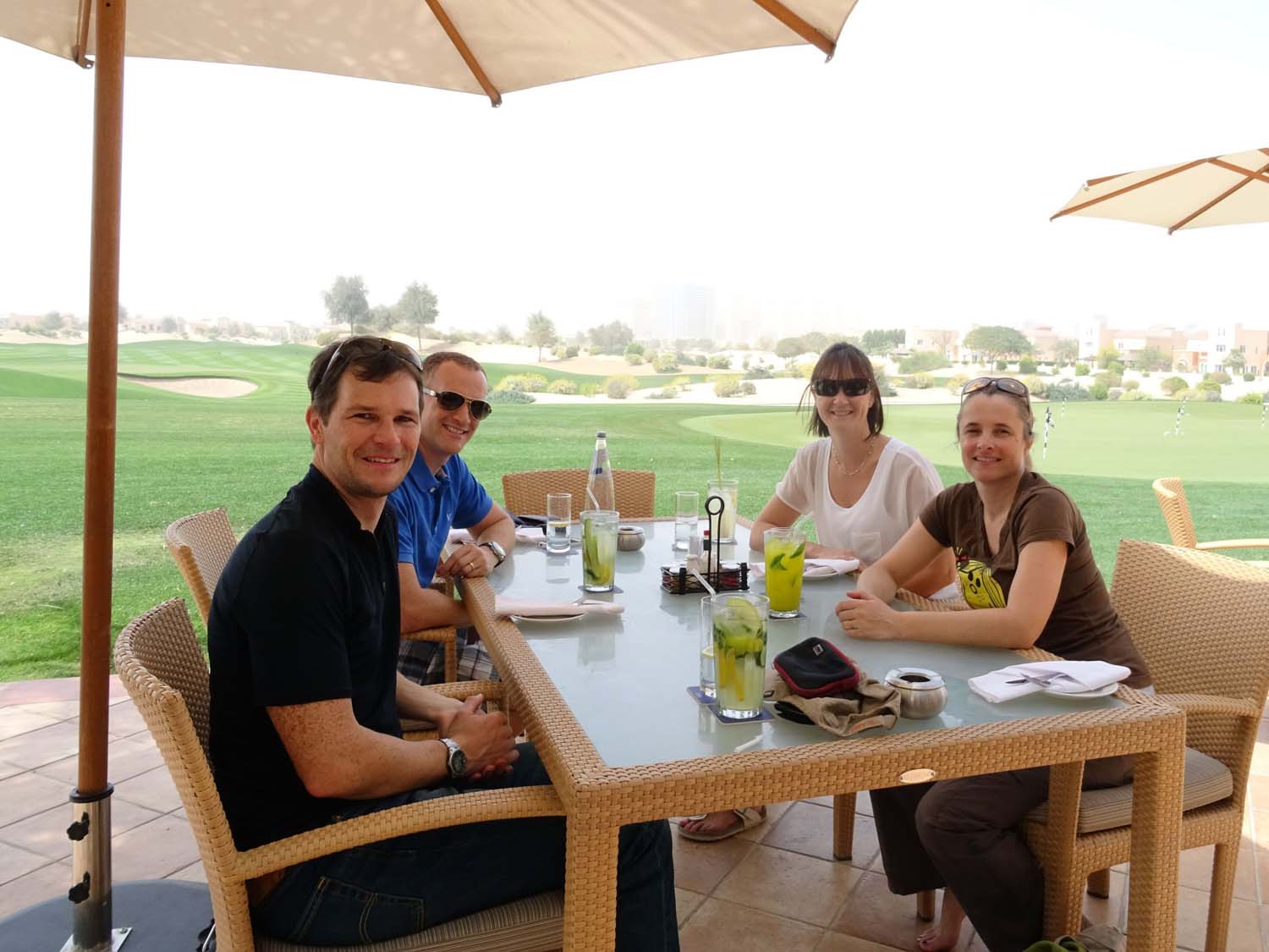 lunch with Roger and Joanne near their home in Dubai