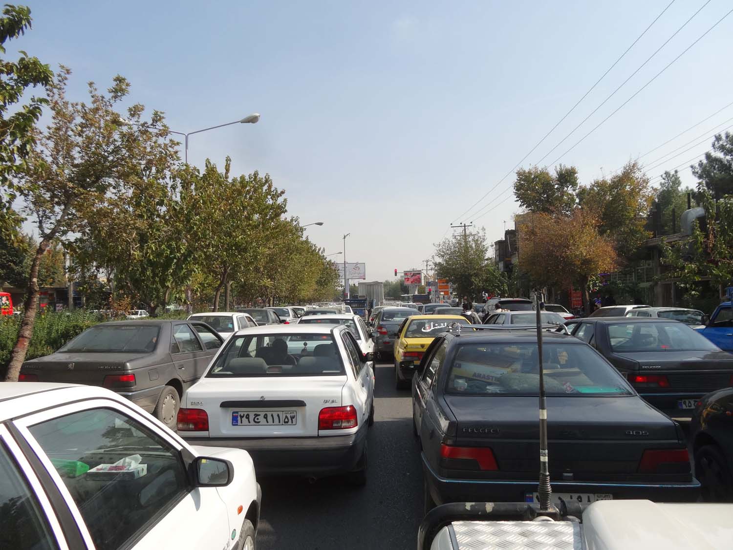 some traffic in Esfehan