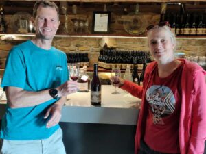 before we started the hike we popped into our favourite winery to try (and buy) some Springvale Melrose Pinot Noir