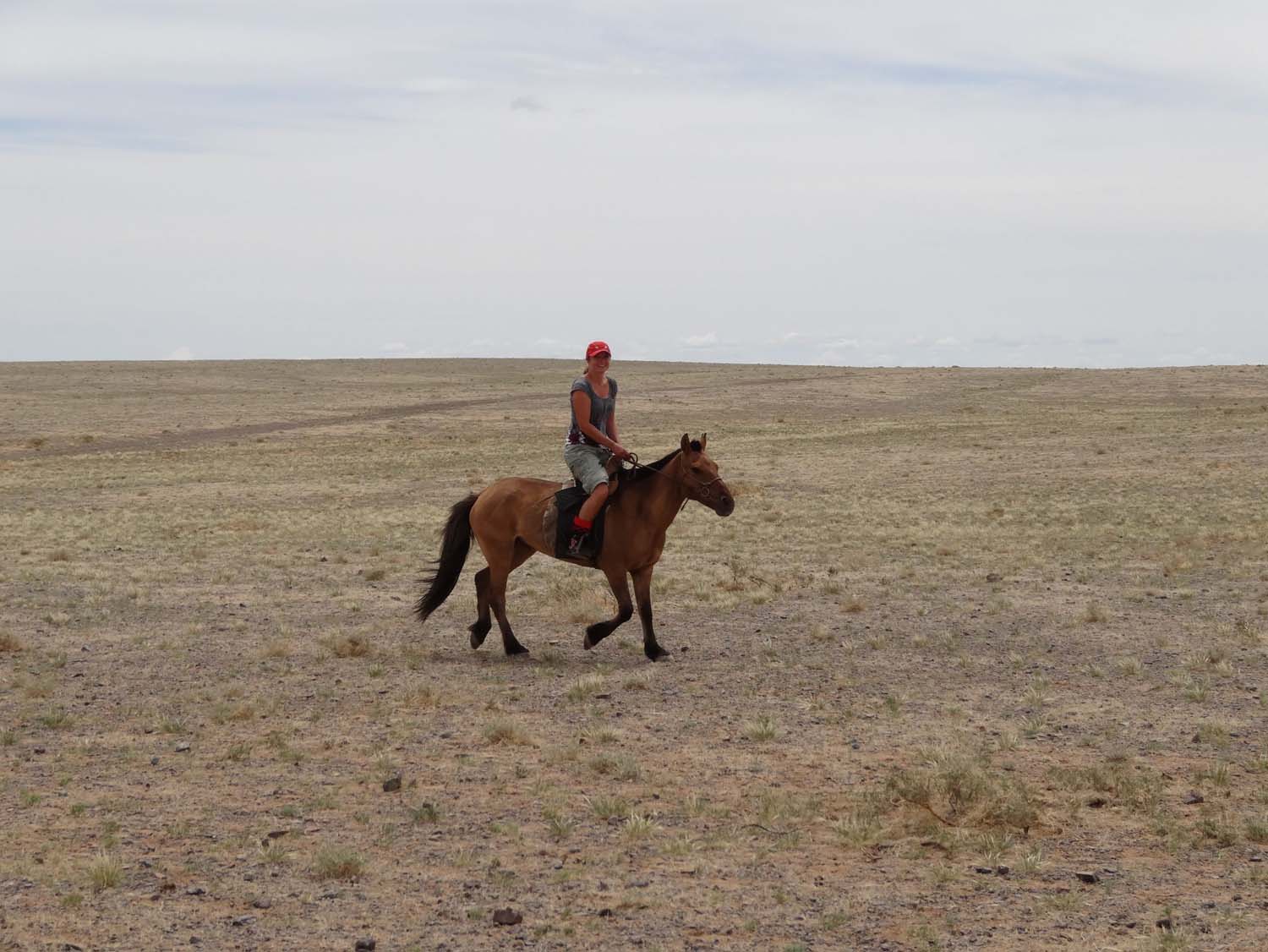 my first ride in Mongolia