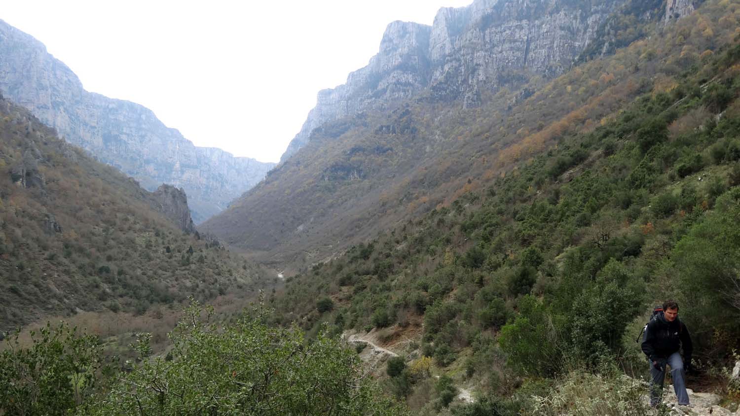 stunning Vikos gorge, unfortunately we didn't see any bears