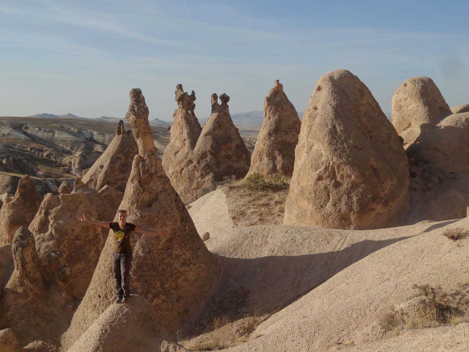 fairy chimneys in Cappadocia