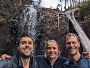 Mark, Jude and Jon at the Kermandie Falls