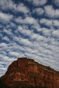 love these clouds above Red Gorge in Karijini