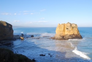 driving via the Great Ocean Road back to Adelaide