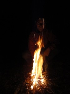 Jon by the fire