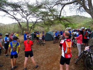 race briefing at the Malepo Hills RVO - our first RVO
