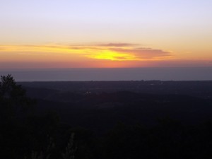 another beautiful sunset from the top of Mt Lofty