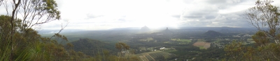 views of some of the other glasshouse mountain peaks