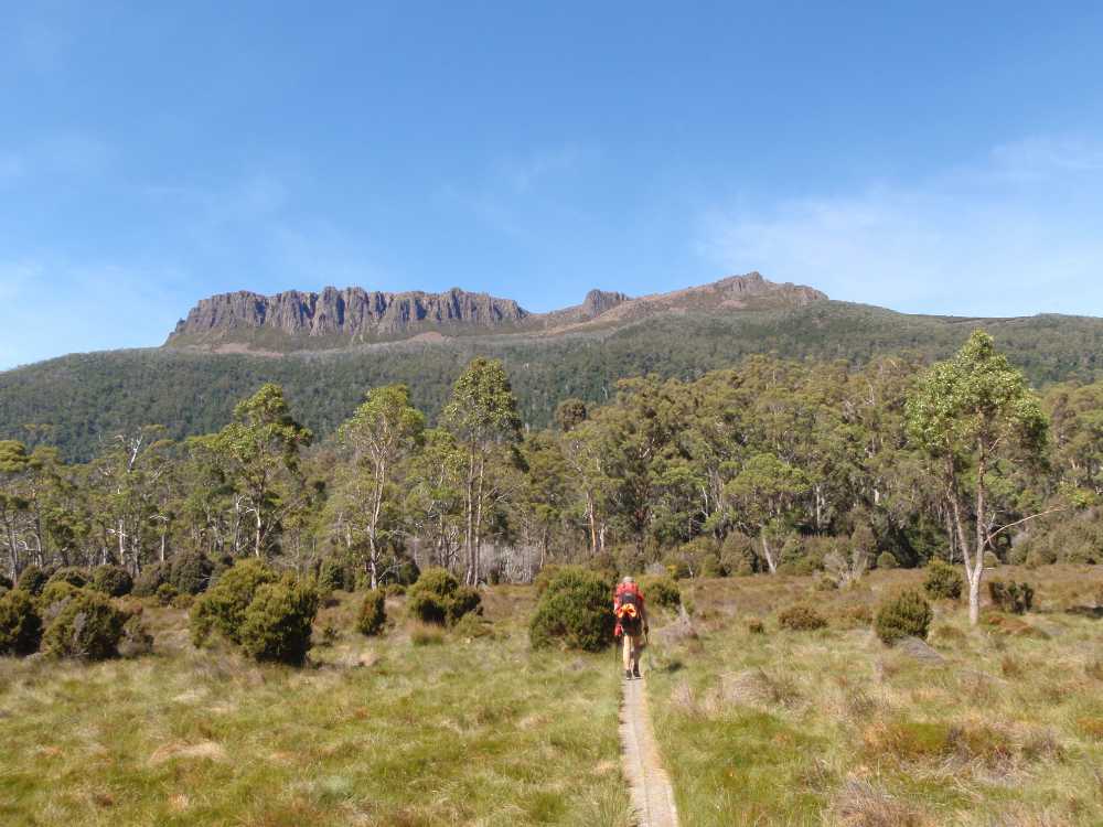 Our last day of hiking on the Overland track
