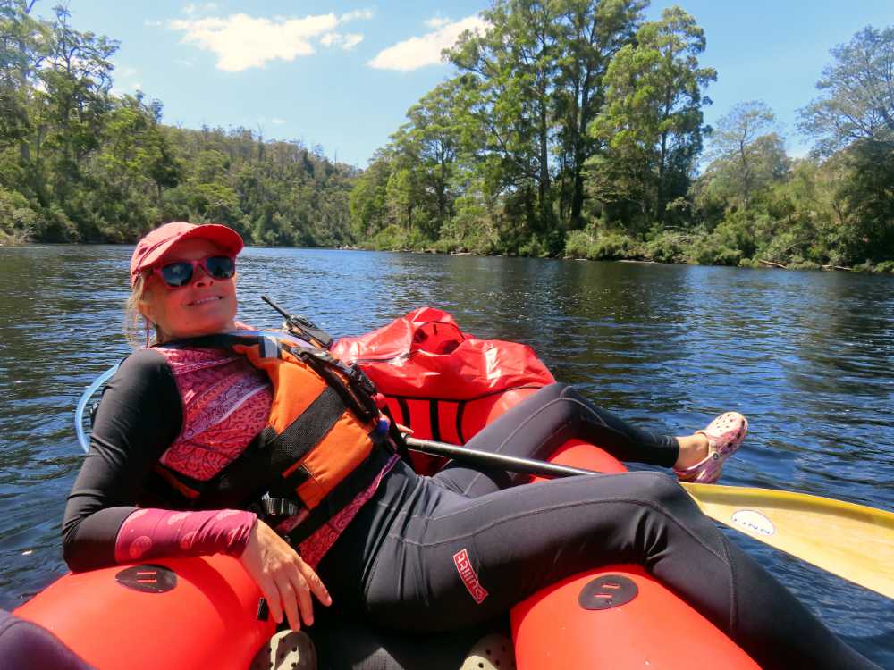 it's hard work this packrafting