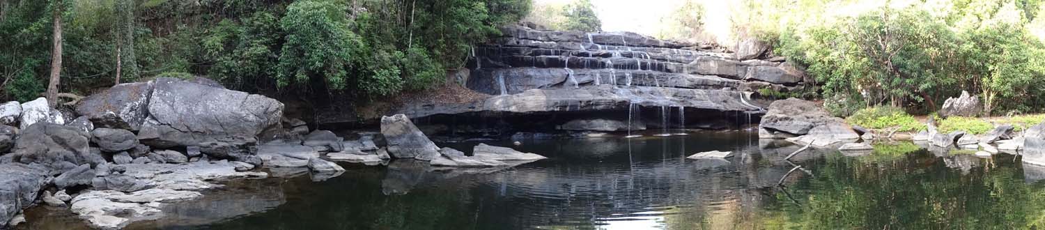 Laos - Tad Xay waterfall in Phou Khouay National Park