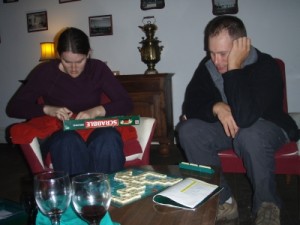 a game of scrabble