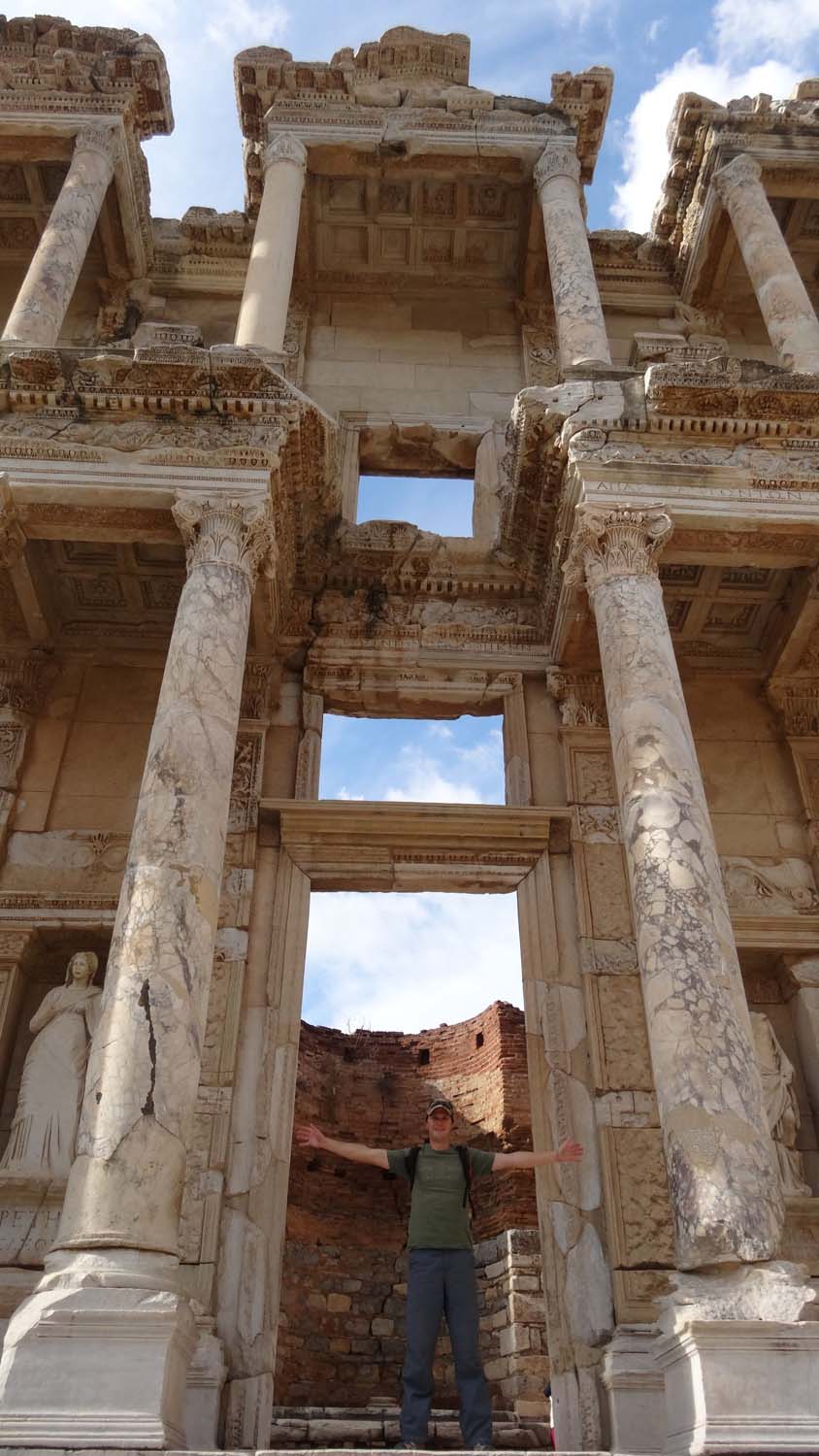 immaculately restored Library of Celsus in Ephesus