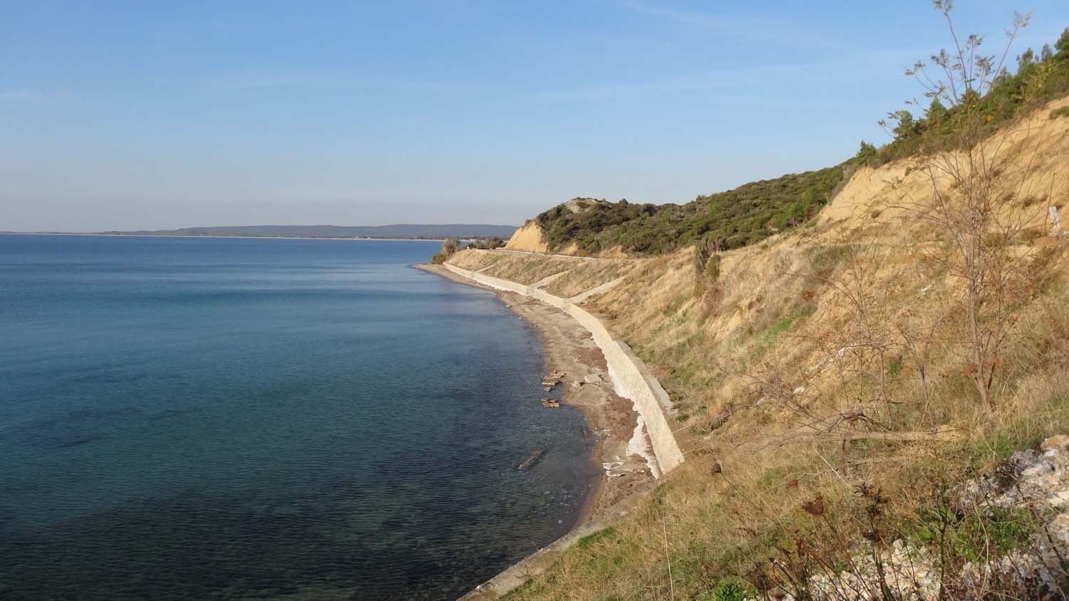 ANZAC Cove - 20,000 troops landed here sustaining 5,000 casualties 