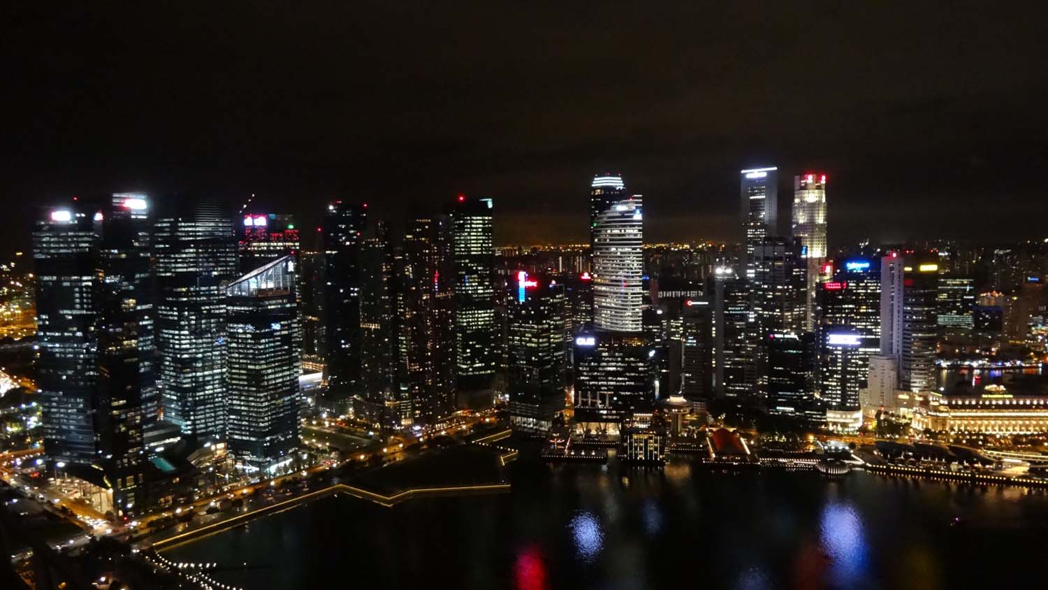Singapore night sky