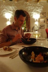 an amazing degustation dinner at Rust and Vrede
