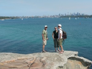 exploring the beaches and bay around Sydney