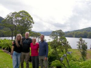 catching up with Matt and Cynthia in Tullah, Tasmania