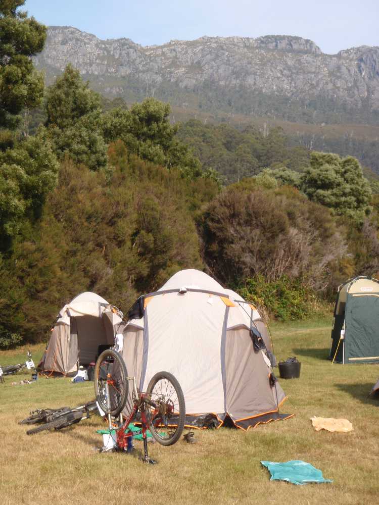 campsite in Tullah, we have perfect weather for camping and riding